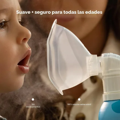 Miniatura 7 de Frida Baby NoseFrida - Inhalador nasal de niebla salina, espray descongestionante para la congestión y el alivio de alergias para bebés + niños