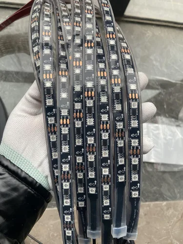 Miniatura 2 de 16 tiras de luz LED RGB de 1 pie (11.8 in/12) – Aplicación de una sola fila de serie de flujo de color de ensueño + control remoto apto para Polaris