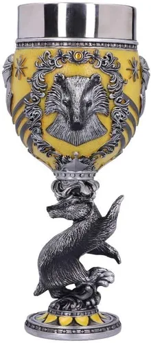 Miniatura 3 de Nemesis Now Harry Potter Hufflepuff Hogwarts House - Copa coleccionable, 1 unidad (paquete de 1), plata amarilla, 6.8 fl oz