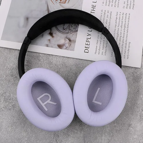 Miniatura 26 de Almohadillas para los oídos para Bose QuietComfort 45 QC45 QC35 ii QC35, cojines de cuero de piel de cordero para auriculares profesionales, QC45