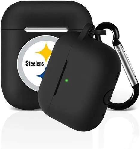 Miniatura 2 de Funda protectora de silicona para 49ers compatible con AirPods de 1ª/2ª generación, funda de carga, llavero