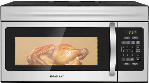 Miniatura 12 de Gasland Horno microondas integrado de 24 pulgadas, combinación de microondas y horno de convección, 1000 W, 11 niveles, sensor de cocina, control