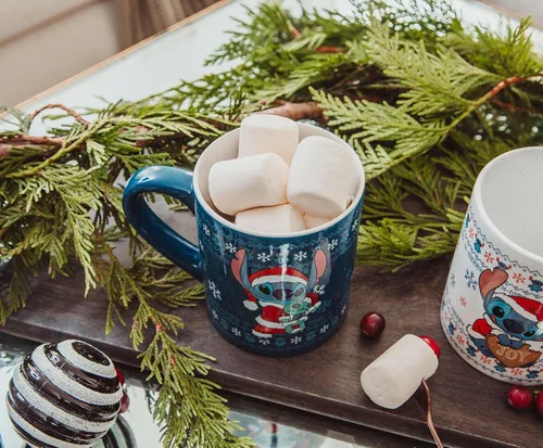 Miniatura 5 de Disney Lilo & Stitch - Juego de 2 tazas de cerámica, tazas de café para expreso, té, cada uno tiene capacidad para 14 onzas