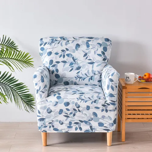 Miniatura 50 de LiveGo - Funda elástica para sillón de mediados de siglo moderno de 1 pieza, fundas de acento de jacquard para silla con brazos, fundas impermeables