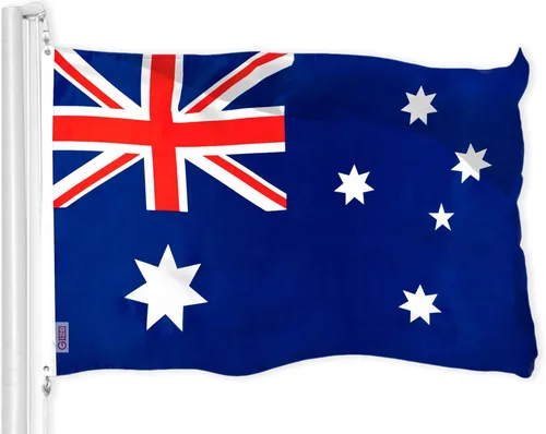 G128 Bandera de Australia | 3 x 5 pies | LiteWeave Pro Series Impreso poliéster 150D | Bandera de país, interior y exterior, colores vibrantes,