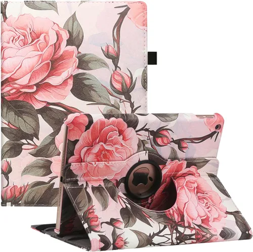Miniatura 17 de Funda giratoria para iPad de 9ª generación 2021 / iPad de 8ª generación 2020 / iPad de 7ª generación 10.2" 2019, funda tipo folio con soporte Rojo 01