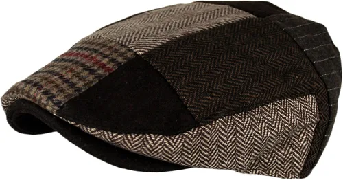 Miniatura 2 de Wonderful Fashion Sombrero de conducción de taxista de tweed de lana de espiga para hombre