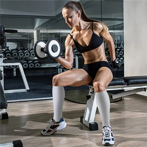 Miniatura 4 de CHARMKING - Calcetines de compresión para mujeres y hombres (3 pares), 15-20 mm Hg, el mejor apoyo para atletismo, running o ciclismo, mejora