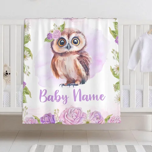Miniatura 31 de Manta de bebé personalizada para niñas y niños, manta de bebé personalizada con nombre para niños pequeños, niños, ducha, recién nacidos, guardería