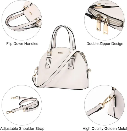 Miniatura 6 de Handbags for Women Fashion Tote Bags Shoulder Bag Top Handle Satchel Purse Set 3pcs