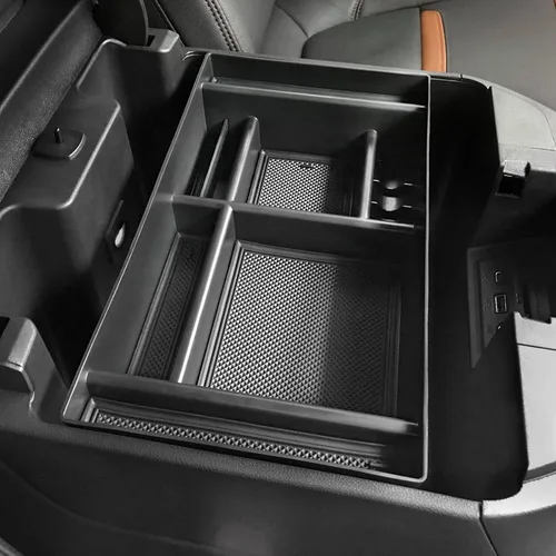 Miniatura 4 de PIMCAR Organizador de consola central para Chevy Silverado 1500/GMC Sierra 1500 2019-2022 y Silverado/Sierra 2500HD/3500HD 2020-2023 Solo asientos