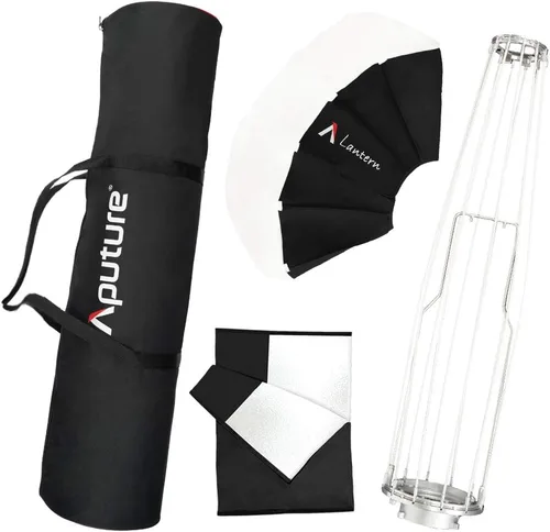 Miniatura 8 de Aputure Modificador de luz suave para farol, 26 pulgadas, ajuste rápido, plegable, luz espacial Aputure mejorada para 300D Mark II 120D 120T 120D
