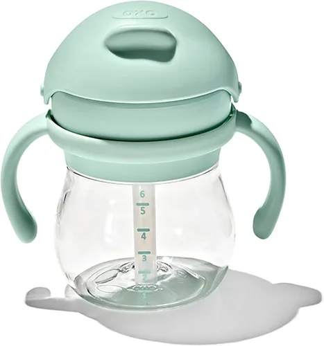 Miniatura 7 de OXO Tot Transitions Vaso con Pajita con Asas Extraíbles - 6 oz. - Blossom