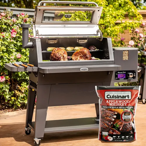 Miniatura 2 de Cuisinart Pellets Premium de Madera de Manzano con Whiskey para BBQ Ahumado - Bolsa de 20 lb