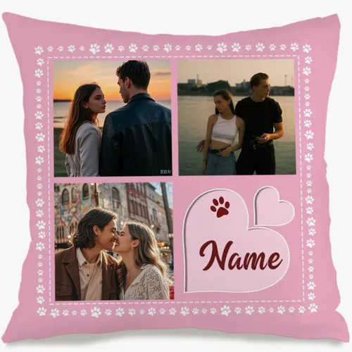 Miniatura 12 de Personalized Decorative Pillow Cover Using 6 Photos and Text for Mom, Soft Cushion Making a Memorable Gift for Mother’s Day Family Holidays or 6