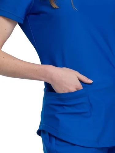 Miniatura 3 de Form Scrubs para mujer, cuello en V elástico de punto CK840