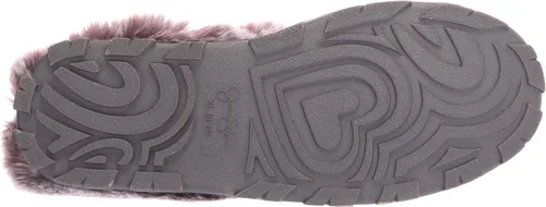 Miniatura 4 de Jessica Simpson. - Zueco de piel sintética para mujer, pantuflas cómodas y peludas para interiores con espuma viscoelástica.