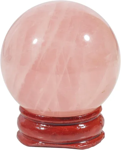 Miniatura 7 de Bola de cristal curativo de amatista de 1.575 in, decoración del hogar, esfera de adivinación Fengshui con soporte de madera