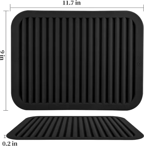 Miniatura 2 de Salvamanteles para platos calientes, salvamanteles de silicona versátil para cocina, tapete de platos y soporte para ollas para mostrador, tapete