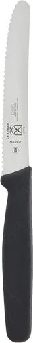 Miniatura 4 de Mercer Culinary Cuchillo de barra ondulada de punta redondeada, borde 4-5/16, negro