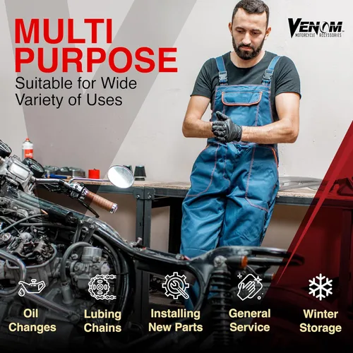 Miniatura 8 de Soporte ruedas delanteras & traseras combo Venom, motocicleta deportiva, soporte horquilla y brazo de horquilla. El soporte sirve para Yamaha Honda