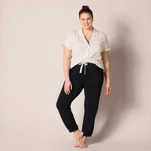 Miniatura 7 de Tienda Essentials Womens Lightweight Lounge Terry Jogger Pajama Pant (Available in Plus Size)