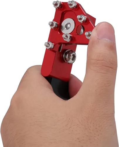 Miniatura 5 de JFG RACING Palanca de pedal de freno trasero plegable para motocicleta CNC para CRF110 F 2013-2022 OEM rojo 46500-KYK-305