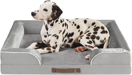 Miniatura 17 de Friends Forever Cama ortopédica para perros extra grandes, sofá cama impermeable de espuma viscoelástica para perros XL con funda extraíble lavable