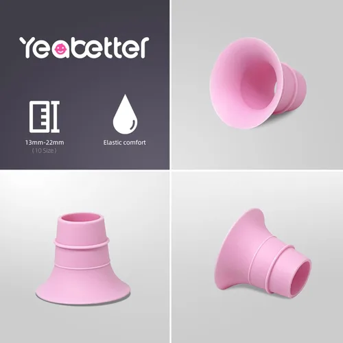 Miniatura 2 de Inserto de brida de 0.78 pulgadas compatible con bombas portátiles Elvie Stride, S18 S21 S23, Medela, para Spectra S1 S2, TSRETE, Momcozy S9 Pro S10