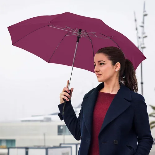 Miniatura 52 de STROMBERGBRAND UMBRELLAS The Spectrum Popular Style - Paraguas de viaje compacto de 42 pulgadas para lluvia, viento y sol, resistente y ligero