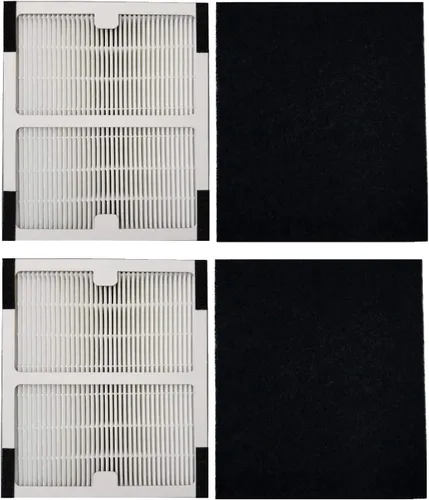 Filtro de purificador de aire Idylis de repuesto B, paquete de 2 filtros Hepa y carbón para purificadores de aire Idylis Idylis IAP-10-125,