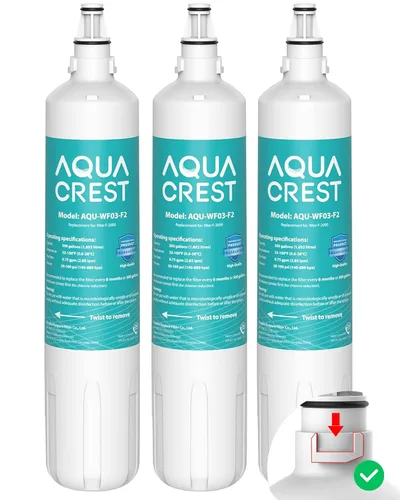 AQUA CREST F-2000, 4204490 Filtro de agua Sub Zero de repuesto para InSinkErator® F-1000, F-2000, F-3000, Sub-Zero 4204490, 4290510 y AquaPure AP
