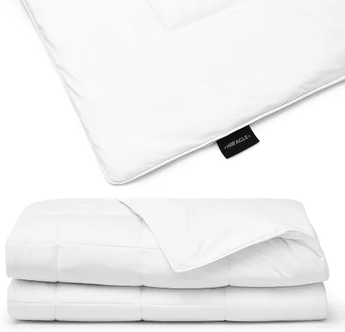 Miracle Made Edredón fresco al tacto, tela suave, transpirable, con tratamiento plateado, ropa de cama ligera y acogedora diseñada para personas que