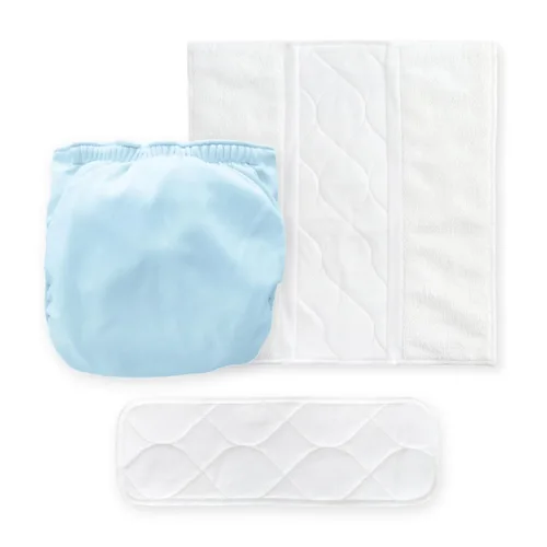Miniatura 9 de Amazing Baby SmartNappy Cubre pañal de mezclilla NextGen Hybrid Azul pastel