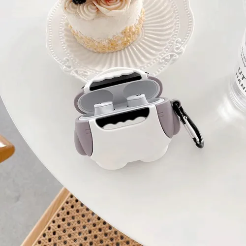 Miniatura 6 de Funda creativa linda Kawaii de dibujos animados de animales de tiburón, compatible con Beats Studio Buds 2021, accesorios portátiles de moda