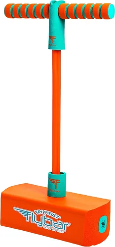 Flybar My First Foam Pogo Jumper para niños, divertido y seguro Pogo Stick para niños pequeños, espuma duradera y puente elástico para edades de 3