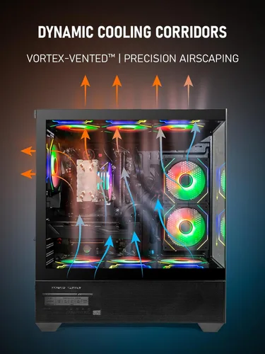 Miniatura 4 de PC para juegos, Ryzen 7 5800X 8 núcleos, RAM DDR4 de alta velocidad de 16 GB, tarjeta gráfica RTX 2080, SSD de 1 TB de almacenamiento ultrarrápido