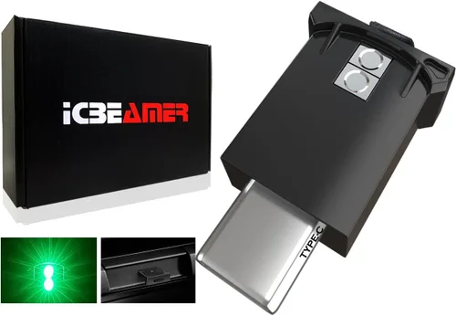 Miniatura 38 de ICBEAMER Smart USB 1-Paquete (Azul) Luz de Noche LED Automática Plug-in Miniatura para Coche, Van, Pickup, Camión, Interior, Maletero, Iluminación