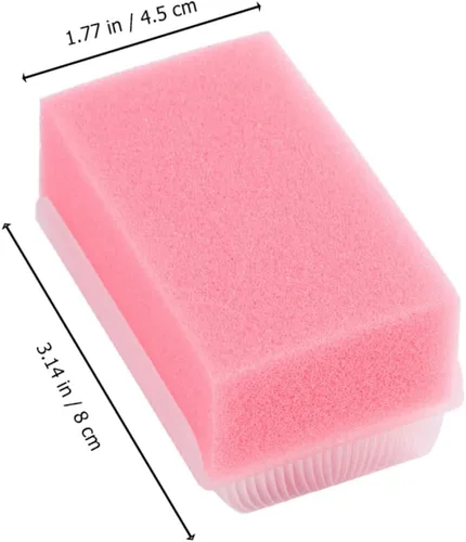 Miniatura 5 de Cepillo de esponja de masaje de entrenamiento sensorial, 2 piezas, limpiador corporal suave para portátil y ligero para ducha y baño, promueve
