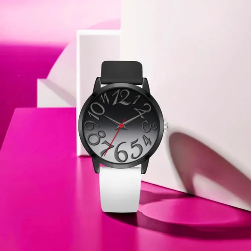 Miniatura 5 de Bisley Reloj de mujer de 1.457 in con diseño de bloques