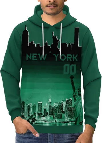 Miniatura 64 de Custom Football Hoodies City Night Skyline Personalized Sweatshirt Name Number Fan Gift Pullover for Men Women Youth