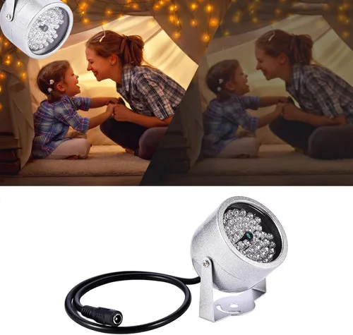 Miniatura 2 de Luces de inundación infrarrojos infrarrojos del CCTV de la visión nocturna infrarroja del IR 48 LED IR luces de inundación para la cámara CCTV