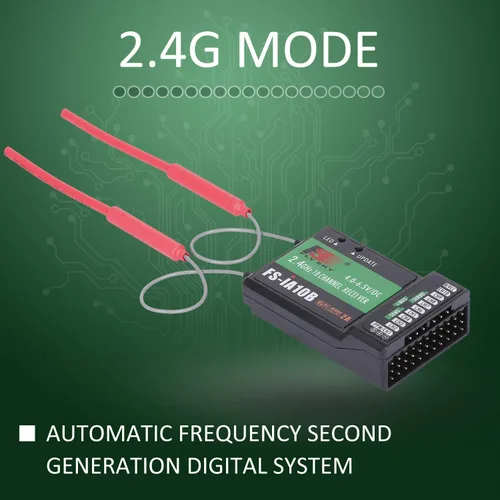 Miniatura 3 de GoolRC Flysky FS-iA10B Receptor 2.4G 10CH para Flysky FS-i6 FS-i6S FS-i10 Transmisor