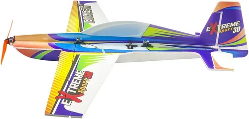 Miniatura 2 de Viloga Kit de avión RC de espuma PP, 27.953 in Wingspan Xtreme Sports Airplane Modelo Kit para construir, avión acrobático 3D DIY para adultos mosca