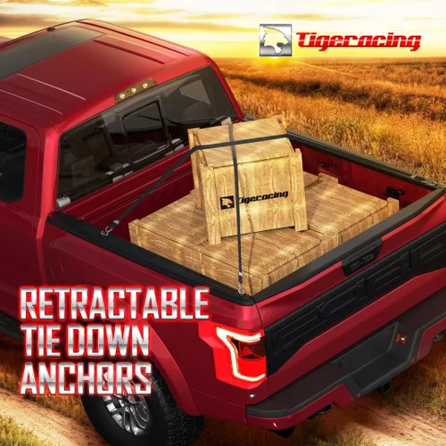 Miniatura 9 de Anclajes de amarre retráctiles para caja de camioneta, anillo en D lateral compatible con F150 2015-2026 / 2017-2026 F250 F350 Super Duty / Raptor