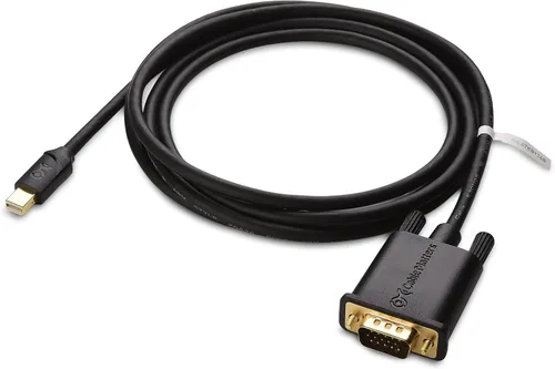 Miniatura 2 de Cable Matters Cable Mini DisplayPort a VGA (cable Mini DP a VGA) en negro de 6 pies - Compatible con Thunderbolt y Thunderbolt 2
