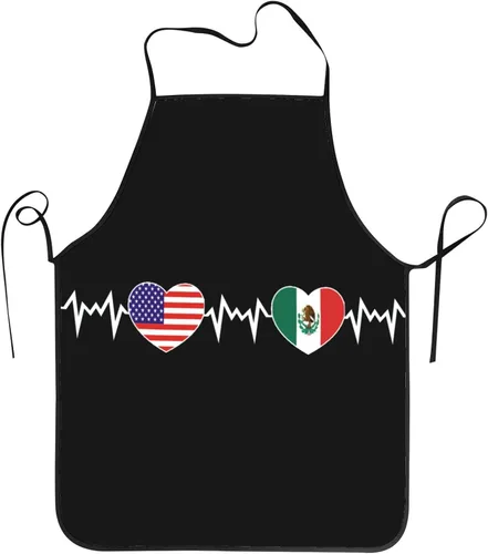 Delantal para hombres y mujeres, ajustable, de gran volumen, divertido, vintage, para cocina, barbacoa y parrilla (sin bolsillos)
