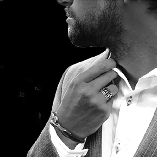 Miniatura 3 de Anillos de acero inoxidable para hombre vintage Biker banda celta ancha tamaño 7-15