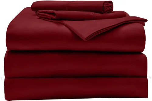 Miniatura 9 de Sábanas de tamaño Queen con cabezal dividido superior para cama ajustable, 800 hilos, 100% algodón egipcio, juego de ropa de cama de 4 piezas