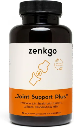 Miniatura 10 de Zenkgo Colágeno hidrolizado de cúrcuma condroitina boswellia MSM - Suplemento de apoyo para las articulaciones, ayuda con la movilidad
